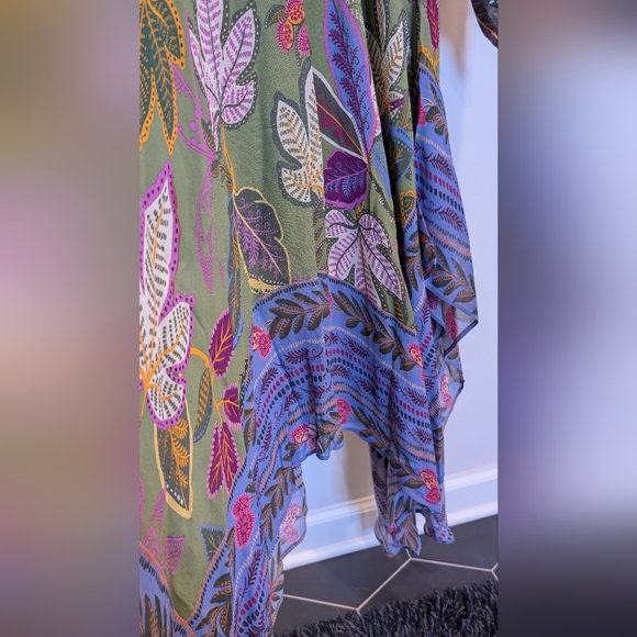 NWT Farm Rio Floral Ruffle Maxi Dress - Picture 6 of 7